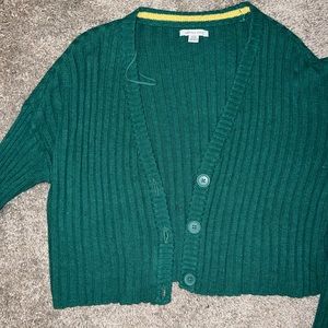 American Eagle green Cardigan